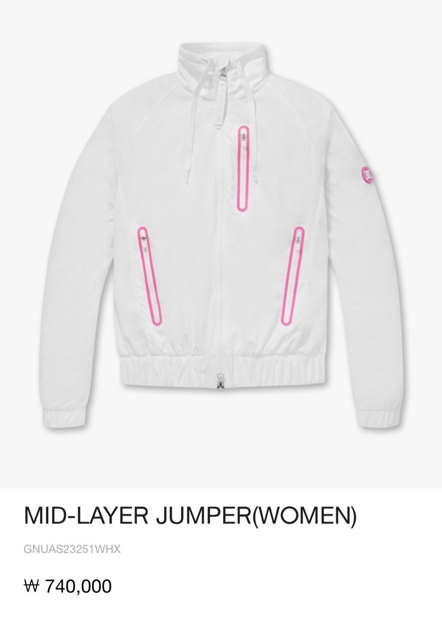 지포* 제품 MID-LAYER JUMPER(WOMEN)