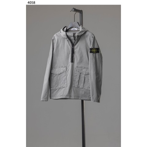 [STONE ISLAND] 수입고급 스톤 투 포켓 후디 아노락 신상