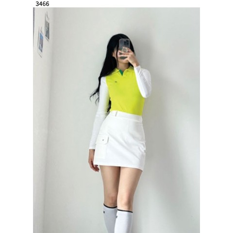 지** 수입프리미엄급 KNIT HYBRID T-SHIRT(WOMEN