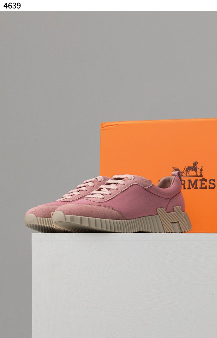 [HERMES] 수입프리미엄급 Bouncing sneaker Rose Perle