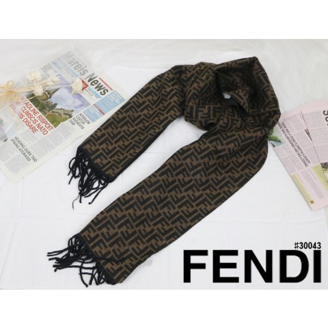 [FENDI] 펜디 FF로고 울 머플러