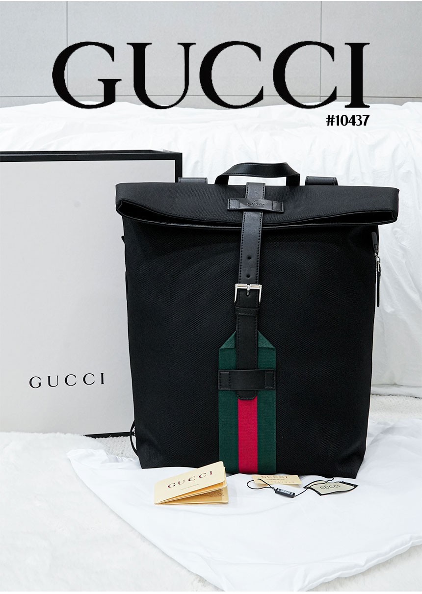 [GUCCI] 구찌 신상 웹 테크노 캔버스 백팩