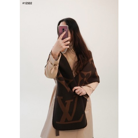 [LOUIS VUITTON] 루이비통 빅 모노그램 LV 리버서블 머플러