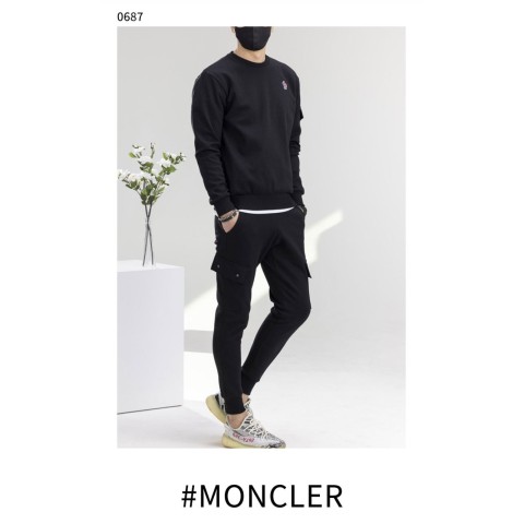 [MONCLER] 남여공용 와펜 맨투맨 트레이닝셋