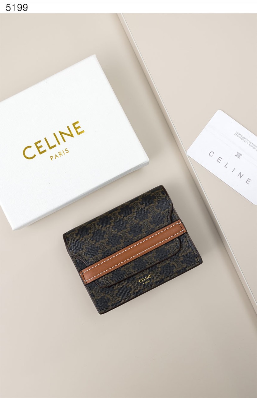 셀린느 [CELINE] 수입고급 셀린느 트리오페 오리가미 지갑