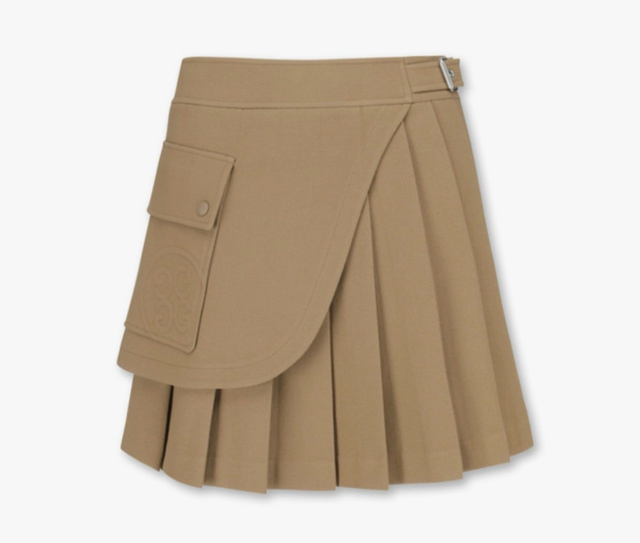 PLEATS WRAP SKIRT(WOMEN)