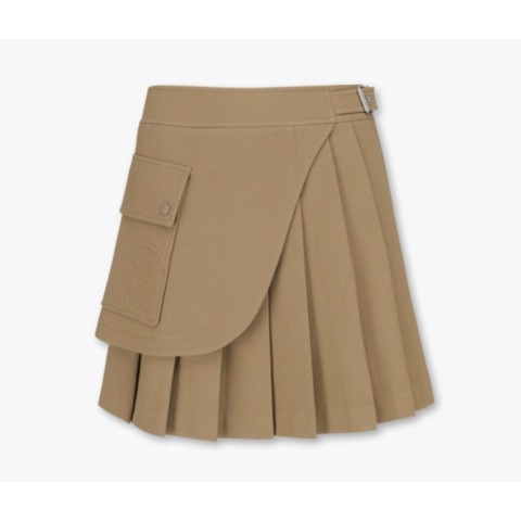 PLEATS WRAP SKIRT(WOMEN)