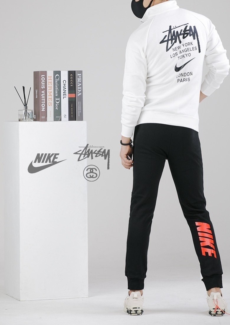 Nike X Stussy 기모집업.조거 트레이닝 set