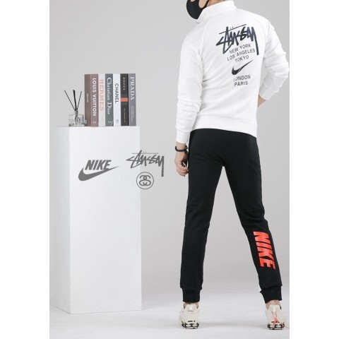 Nike X Stussy 기모집업.조거 트레이닝 set