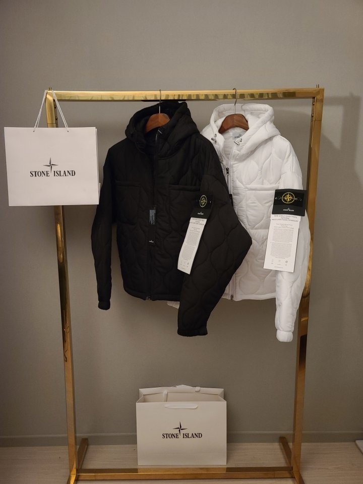 23FW STONE ISLAND  퀄팅 패딩후드점퍼