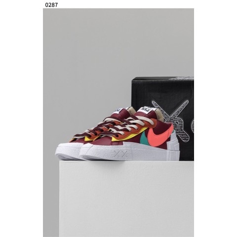 [NIKE] 수입고 KAWS X SACAI X NIKE BLAZER LOW TEAM RED 블레이저 레드