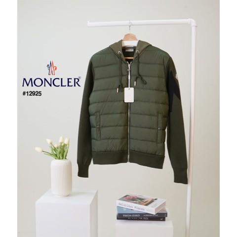 [MONCLER] 몽클레어 남성 매장판 퀼팅 니트 후디 가디건