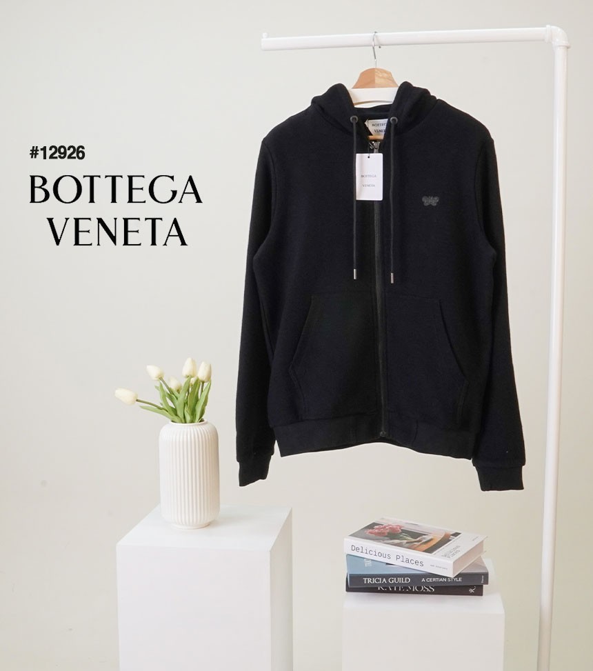 [Bottega Veneta] 보테가베네타 남성 인트레치아토 로고 니트 집업