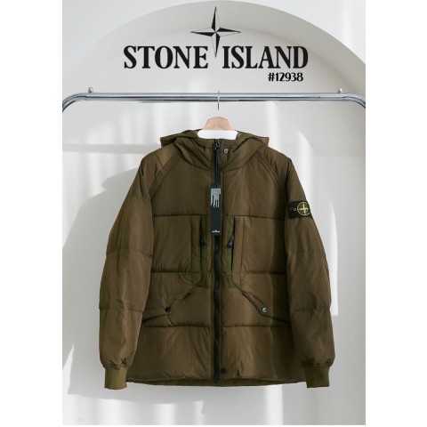 [STONE ISLAND] 스톤아일랜드 남성 와펜페치 테크니컬 다운 자켓