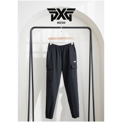 [PXG] PXG 남여공용 기모 자수 로고 포켓 조거 팬츠