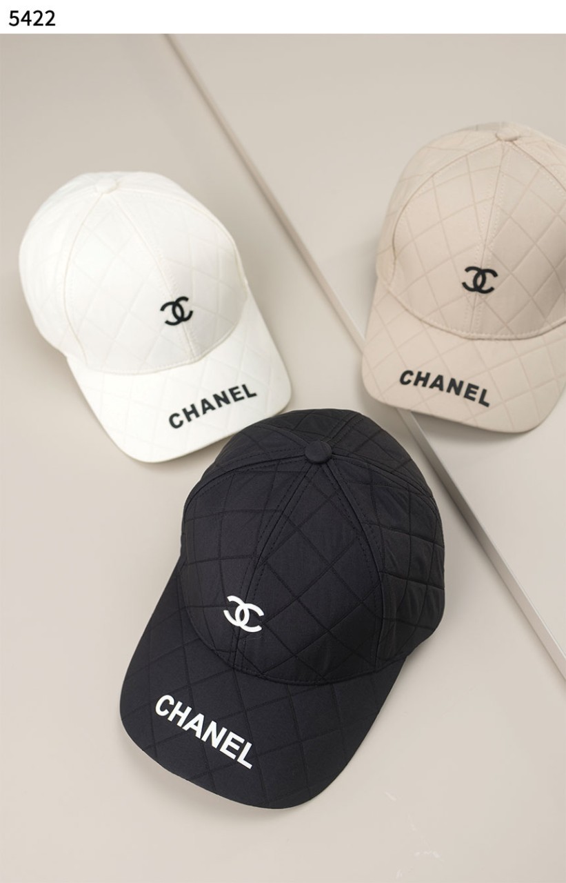 [CHANEL] 수입고급 누빔 캡 모자