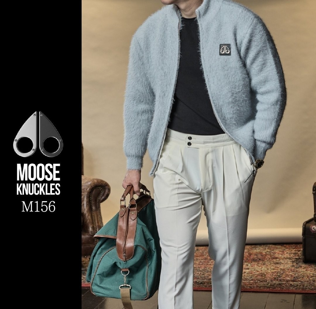 MOOSE KNUCKLES -23SS 모헤어 집업-