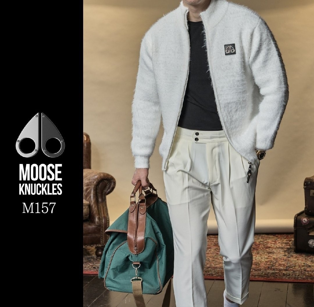 MOOSE KNUCKLES -23SS 모헤어 집업-