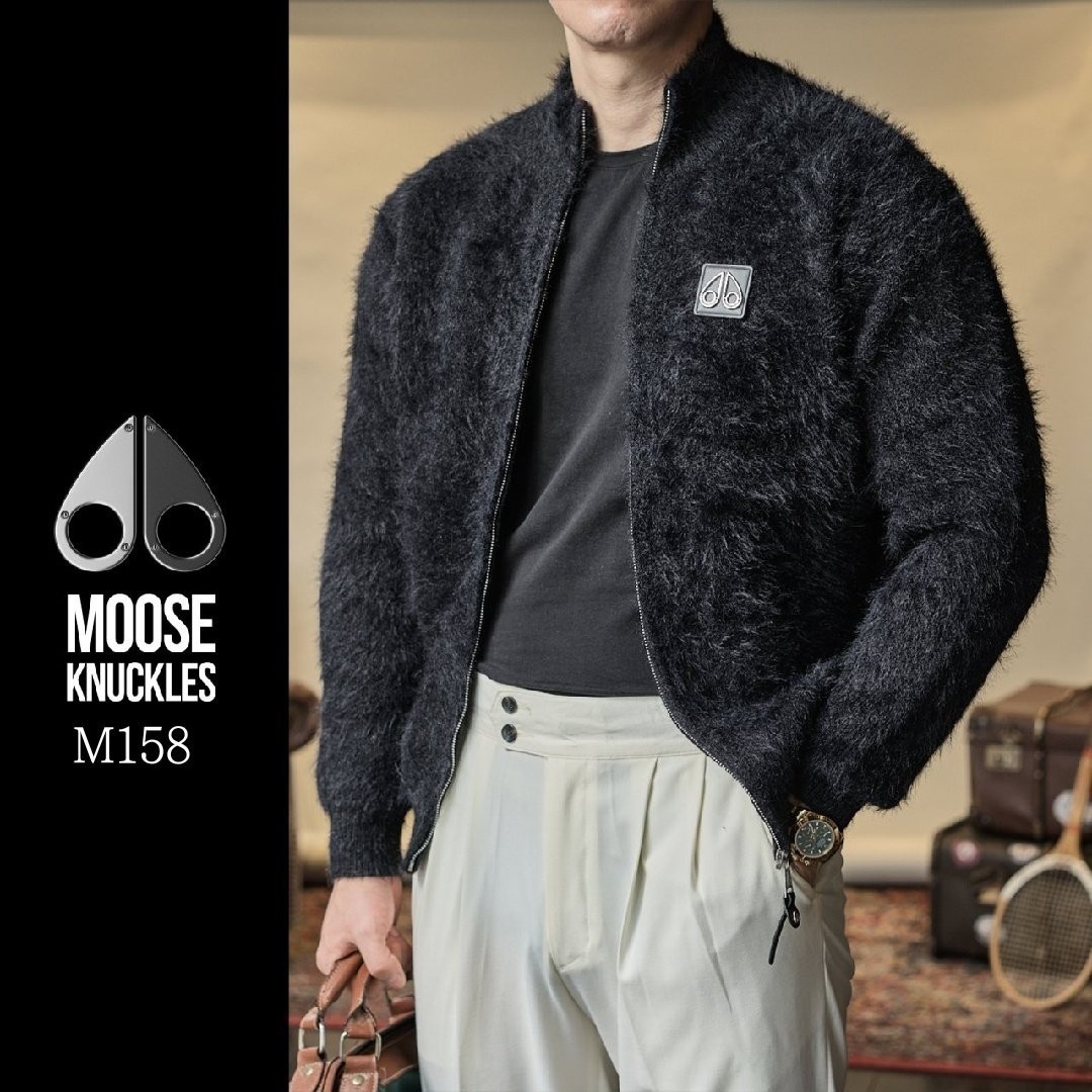 MOOSE KNUCKLES -23SS 모헤어 집업-