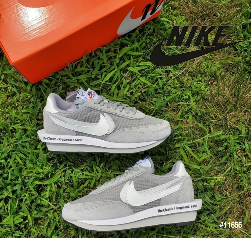 [NIKE] 나이키X사카이 프라그먼트 LD와플 라이트 그레이