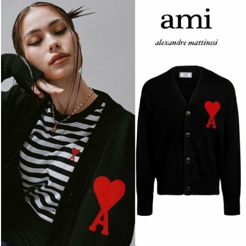 2023 F/W AMI de Coeur oversized cardigan