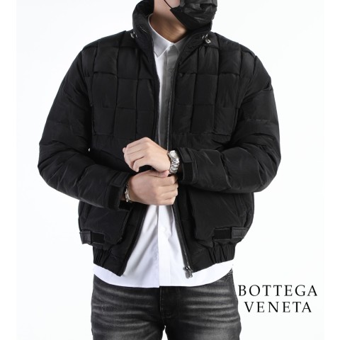 [BOTTEGA VENETA] 수입고급 격자무늬 오리털 차이나 패딩자켓