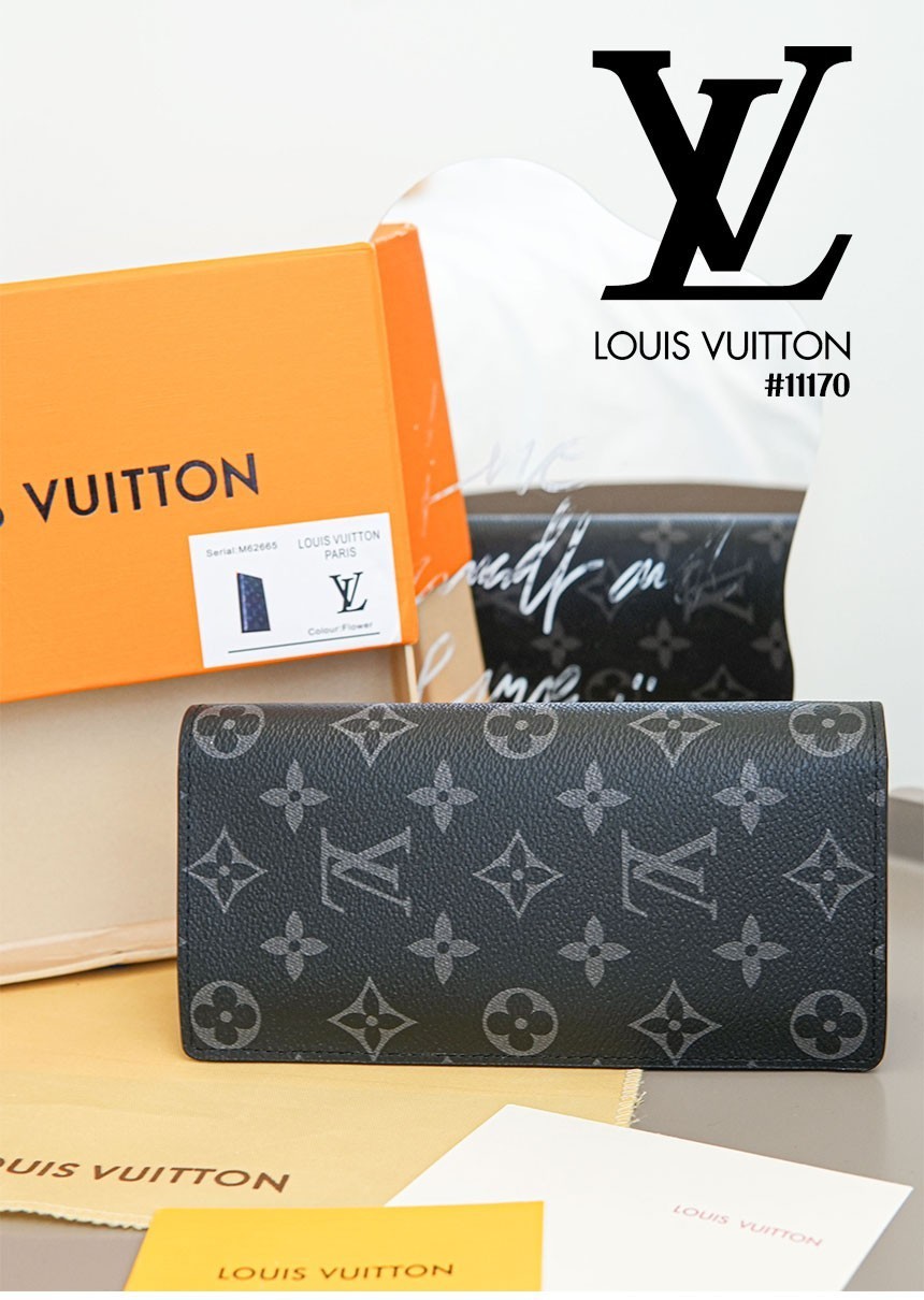 [Louis Vuitton] 루이비통 브라짜 윌릿 모노그램 이클립스 장지갑