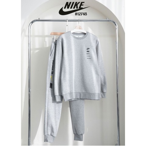 [NIKE] 나이키 남여공용 기모 브러시드 플리스 맨투맨 & 조거팬츠 셋