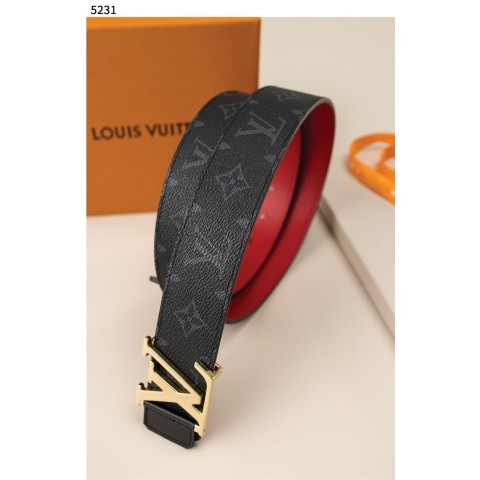 [LOUIS VUITTON] 수입프리미엄급 LV 이니셜 리버서블 벨트 정품