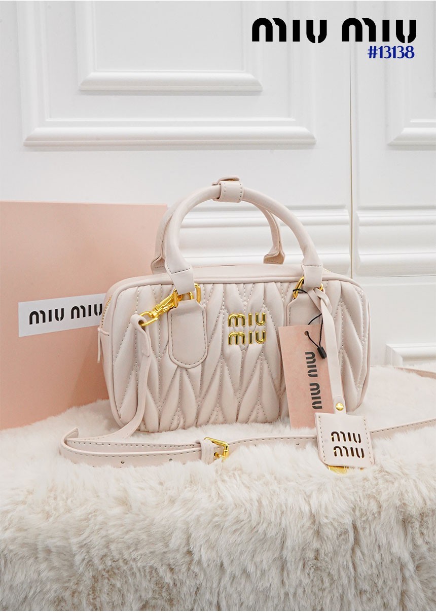 [MIUMIU] 미우미우 아르카디 마테라쎄 나파 레더 백