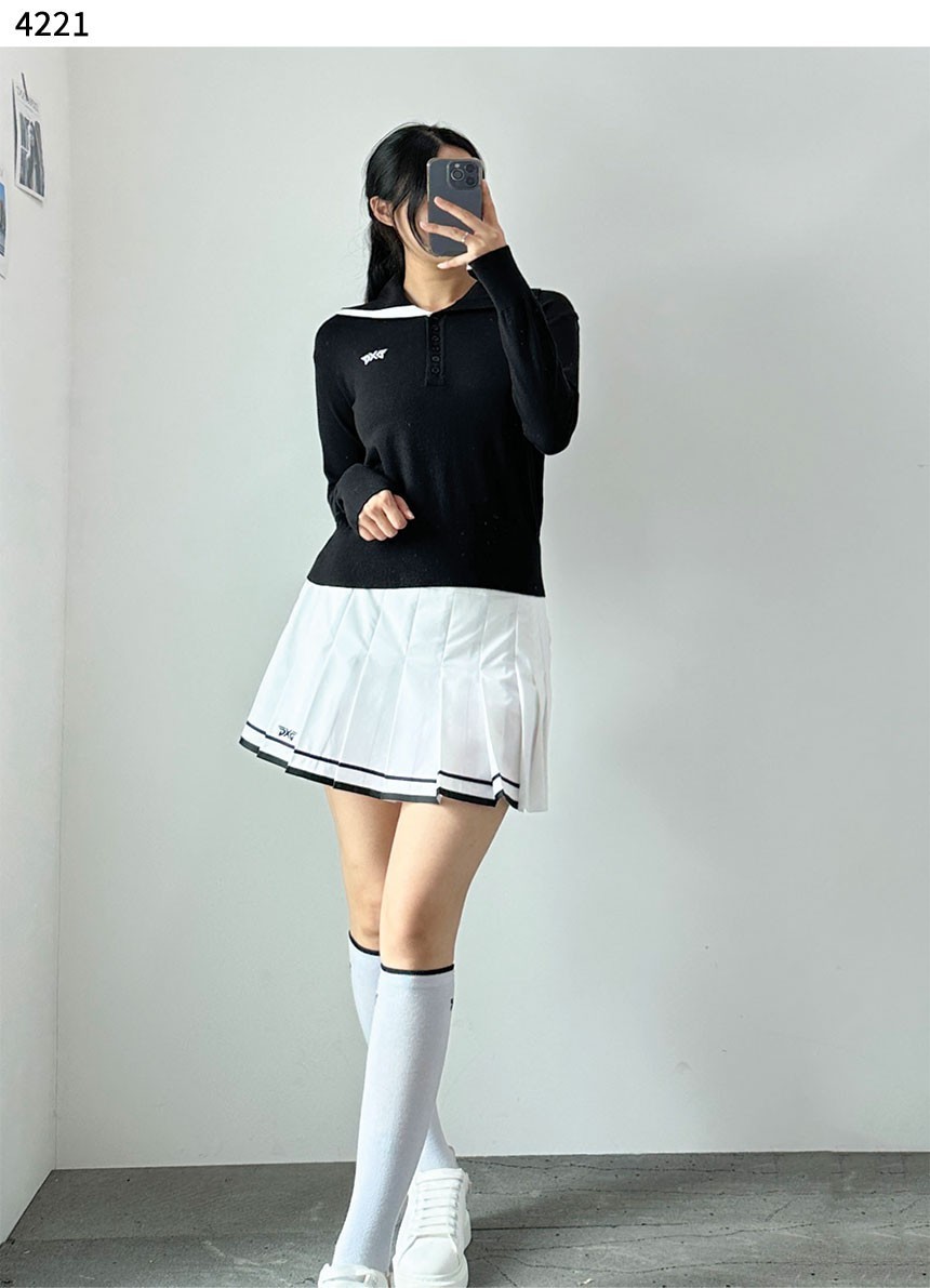 [PXG] 수입고급 WOMENS WIDE COLLAR SWEATER