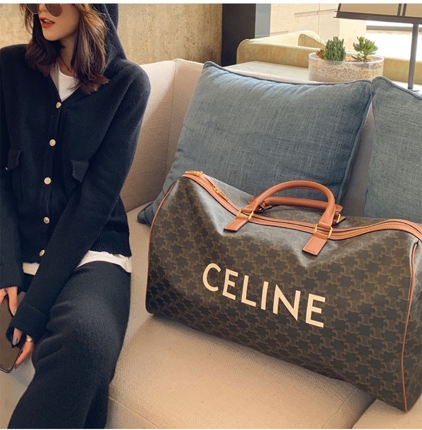 [CELINE] 셀린느 트리오페 캔버스 CELINE 프린트 보야지 백 라지