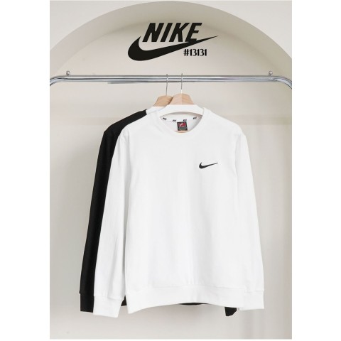 [NIKE] 나이키 남성 스우시 자수 로고 베이직 맨투맨 티셔츠