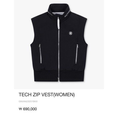 TECH ZIP VEST(WOMEN)