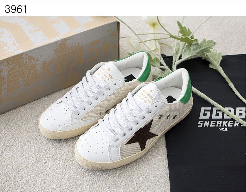 [GOLDEN GOOSE] 수입 고급 그레이스타 라이트실버 메쉬 슈퍼스타