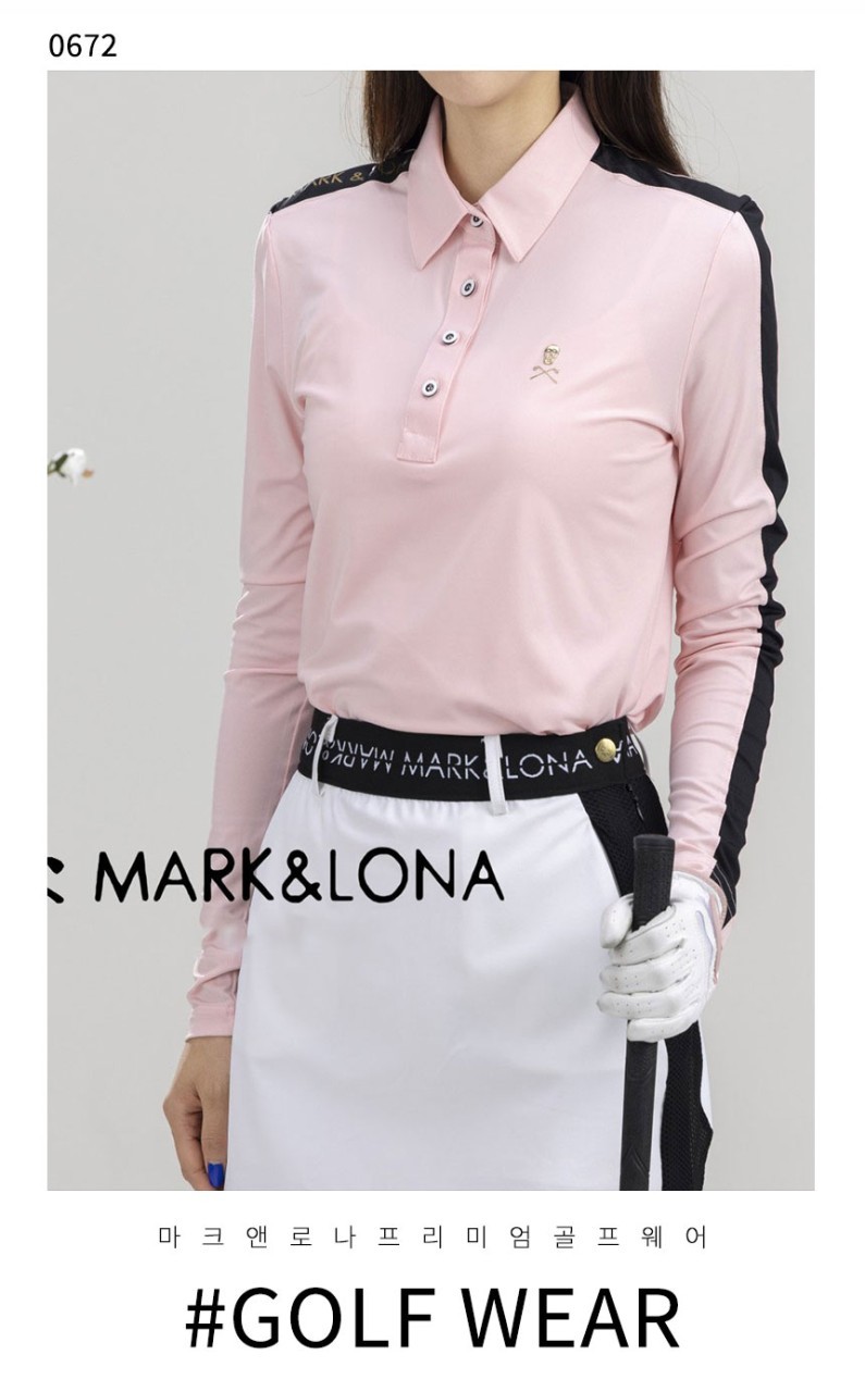 마크앤로나 [MARK & LONA] 수입프리미엄라인 line stewart golf 여성용 티셔츠