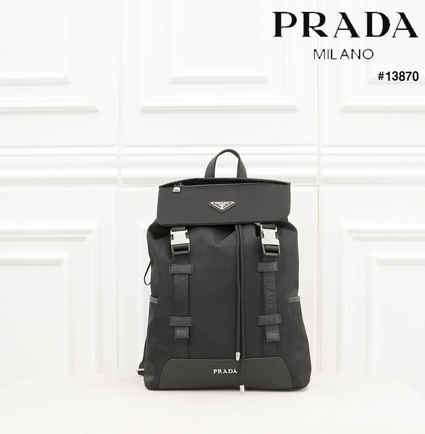 [PRADA] 프라다 리나일론 사피아노 버클 백팩