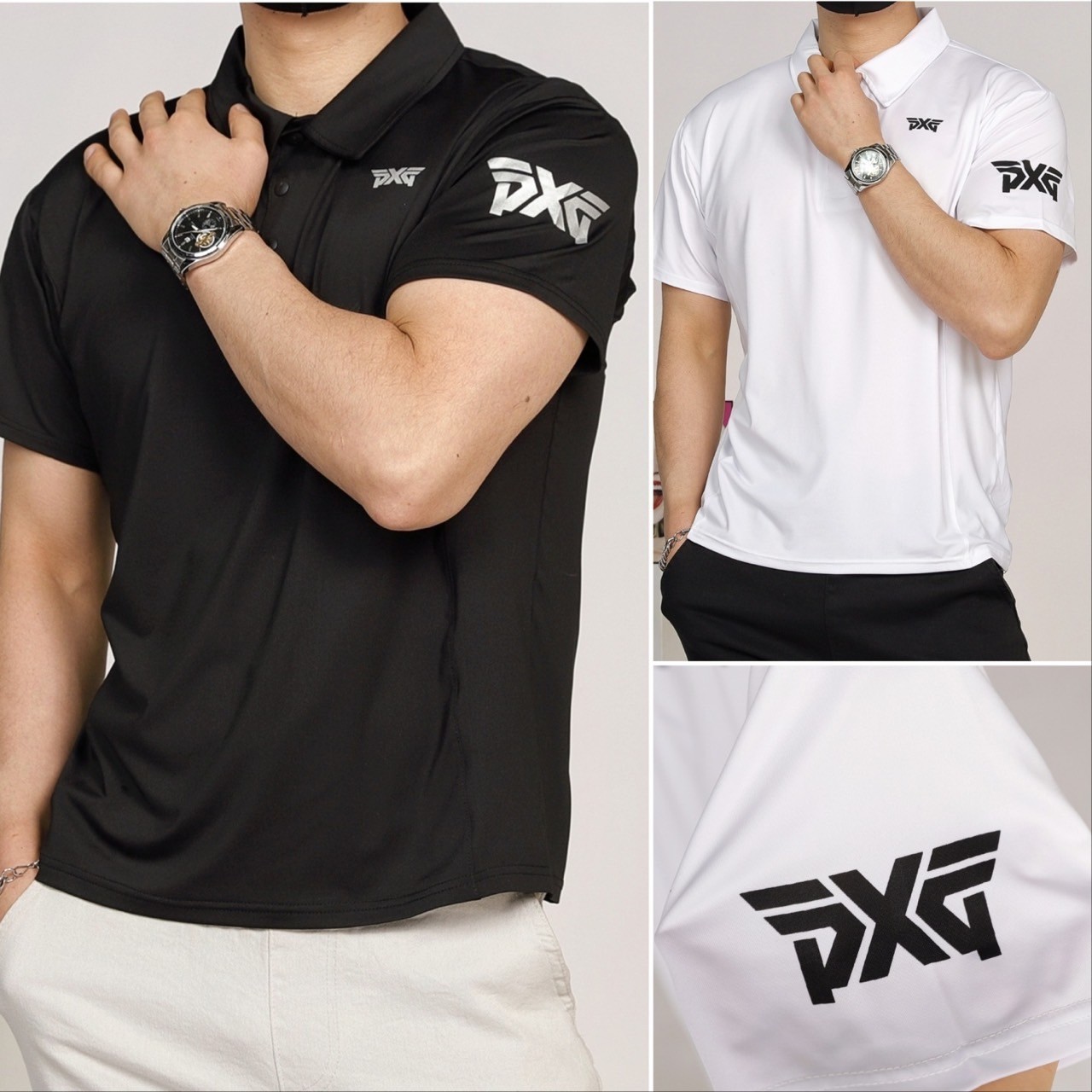 PXG 팔로고 기능성 반팔카라