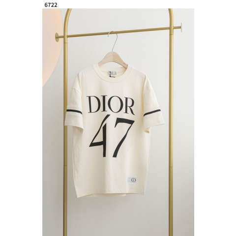 [Christian Dior] 수입고급 디올 화이트 슬리브 오버사이즈 티셔츠