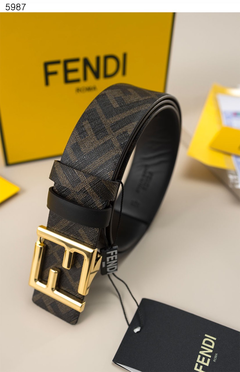 [FENDI] 수입프리미엄급 FF 스퀘어 양면벨트