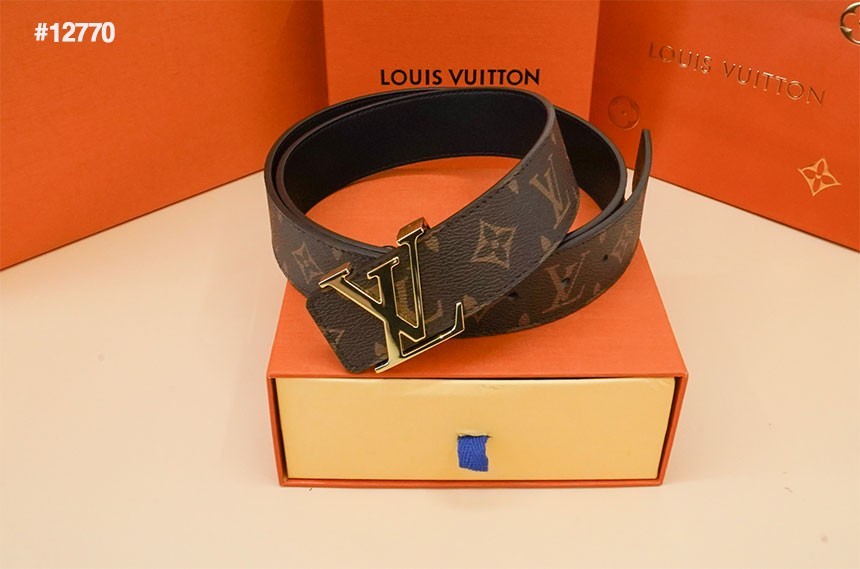 [LOUIS VUITTON] 루이비통 LV금장버클 모노그램 벨트