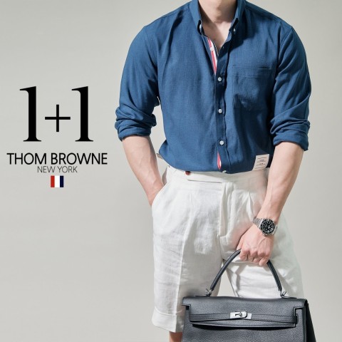 THOM BROWNE 기본형 Linen (white)