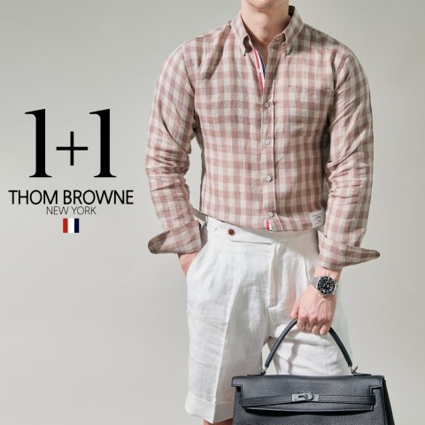 THOM BROWNE 기본형 Linen (white)