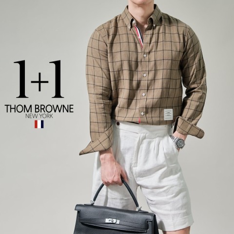 THOM BROWNE 기본형 Linen (white)