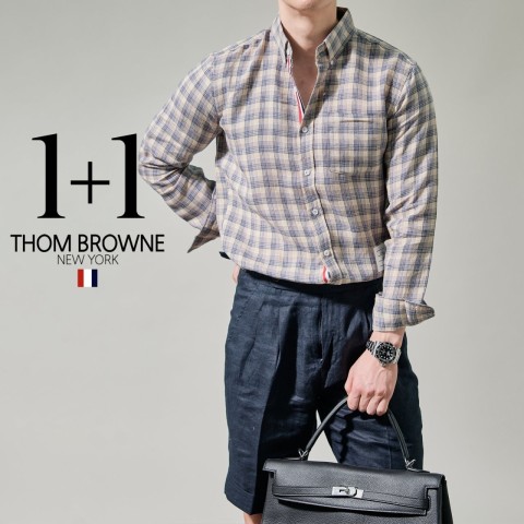 THOM BROWNE 기본형 Linen (white)