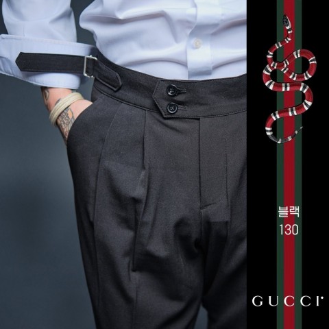 최고급 GUCCI 클래식 구르카팬츠