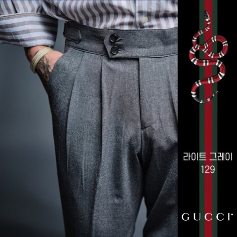 최고급 GUCCI 클래식 구르카팬츠