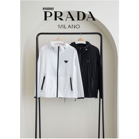 [PRADA] 프라다 시그니처 삼각로고 썸머 윈드브레이커