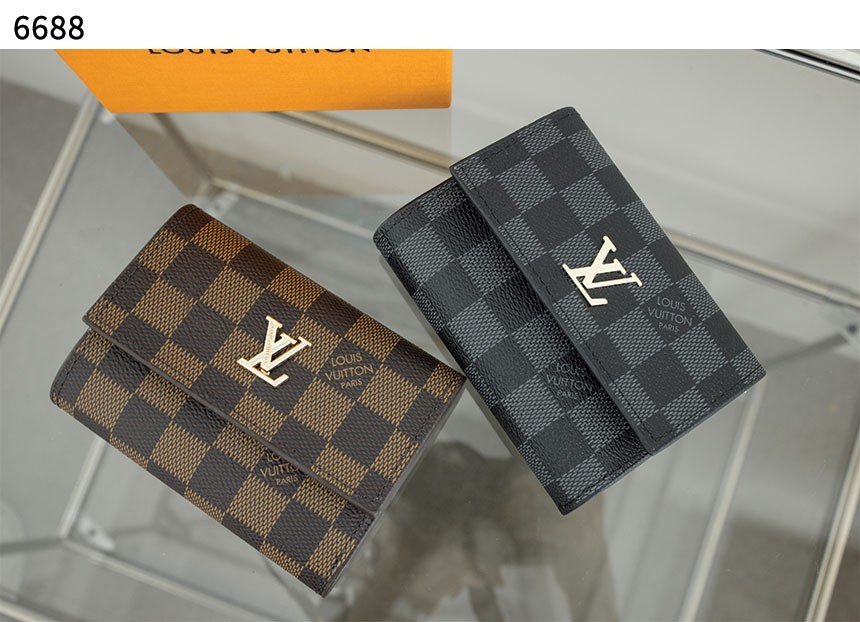 [Louis Vuitton] 클래식 다미에 똑딱이 반지갑