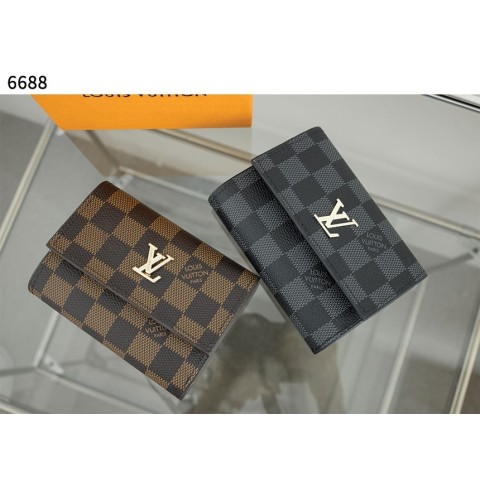 [Louis Vuitton] 클래식 다미에 똑딱이 반지갑